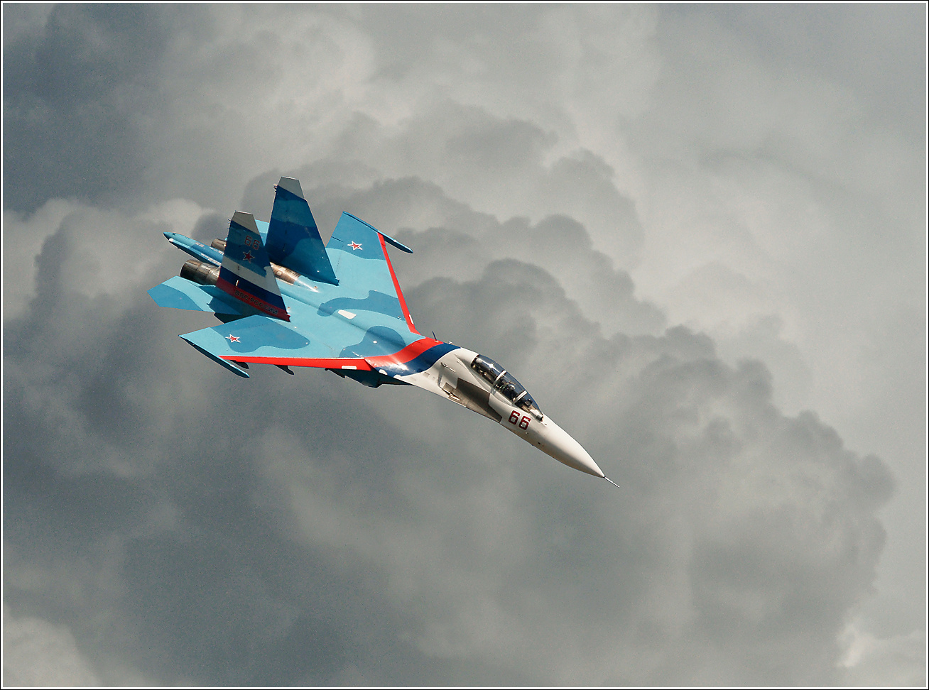 Су-27 Су-27 авиация самолет полет небо облака
