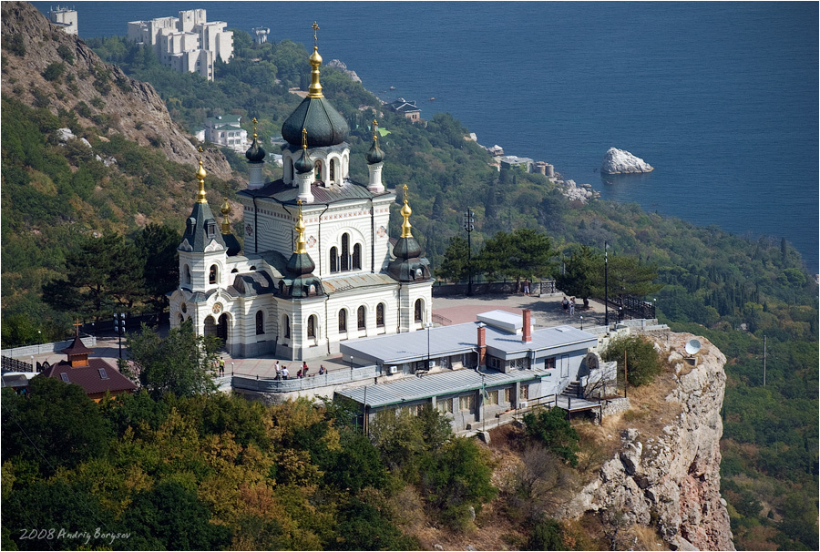 Церковь Воскресения Христова в Форосе Крым Форос церковь храм