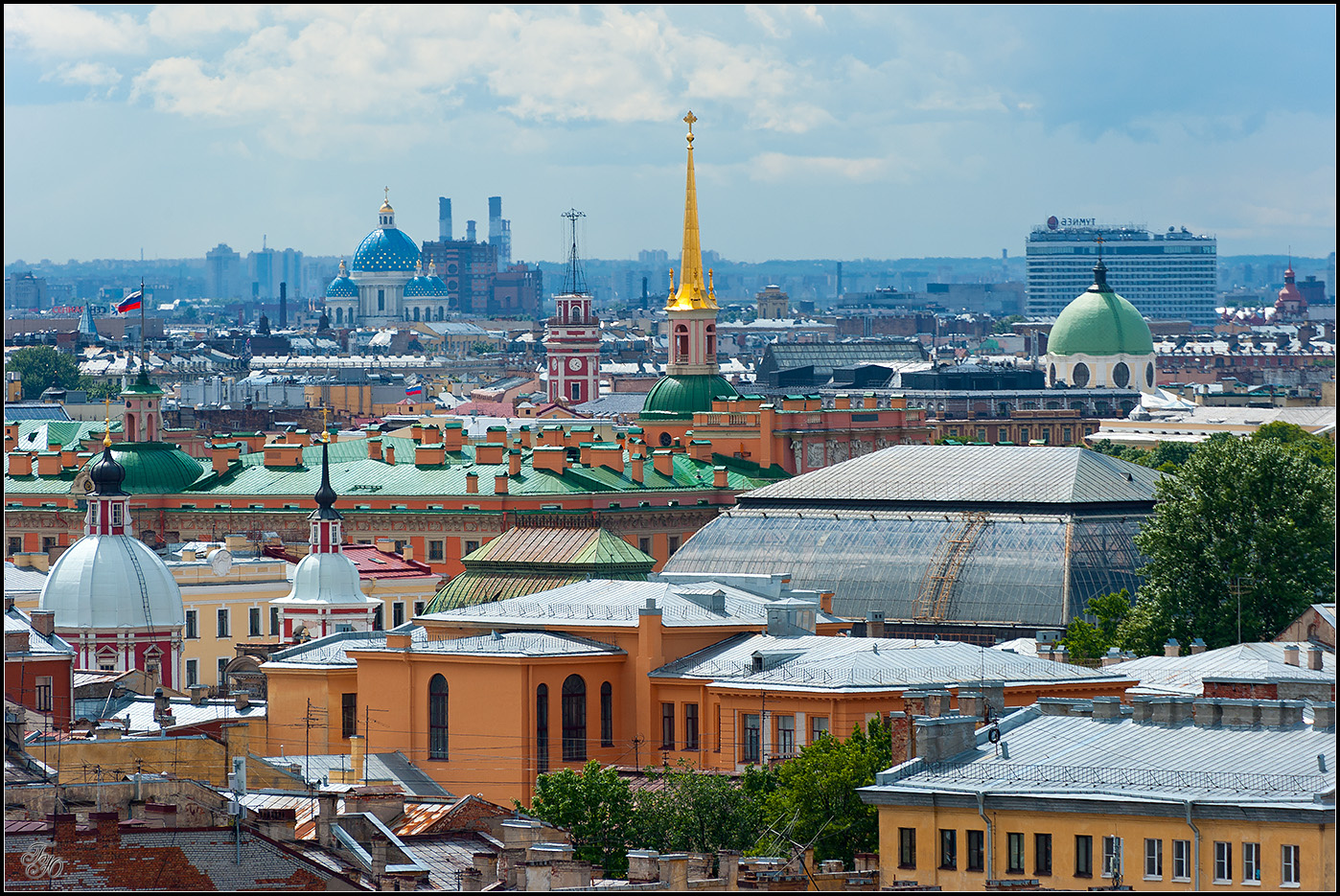 Фотография Шпили и крыши Петербурга. из раздела город #6328751 - фото.сайт  - sight.photo