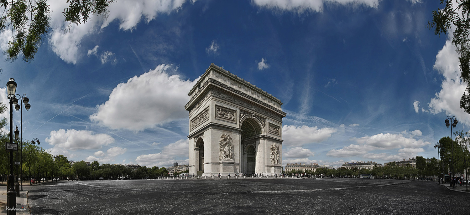  Arc de triomphe de l'Étoile Париж Paris Триумфальная_арка Arc_de_triomphe_de_l'Étoile vakomin