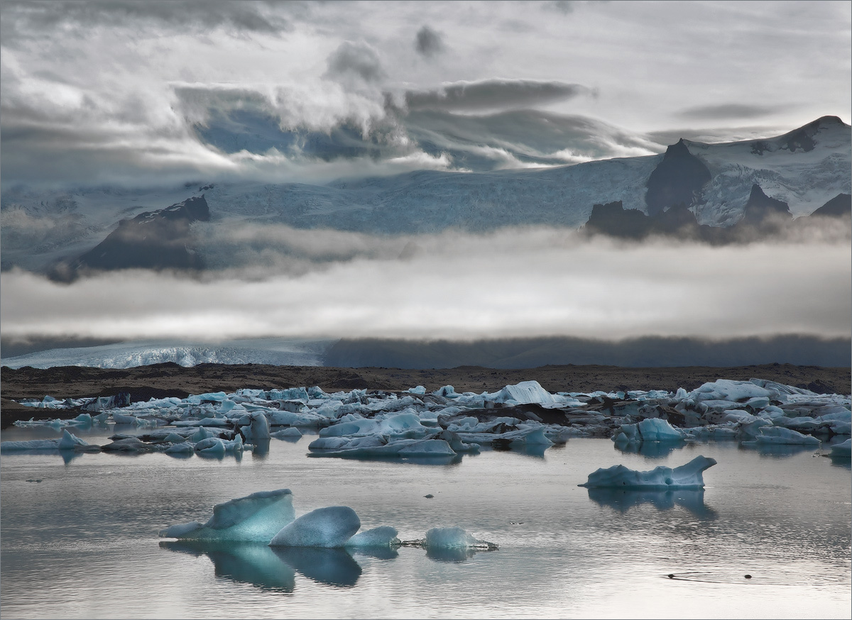 Горные айсберги Исландия