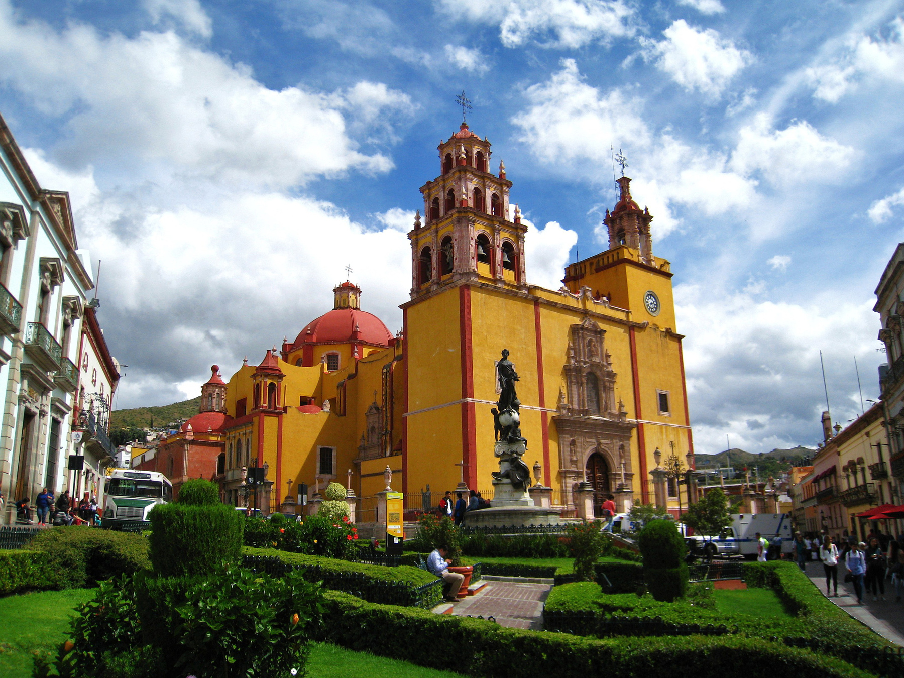 Базилика Our Lady of Guanajuato в городе Гуанахуато. Мексика город