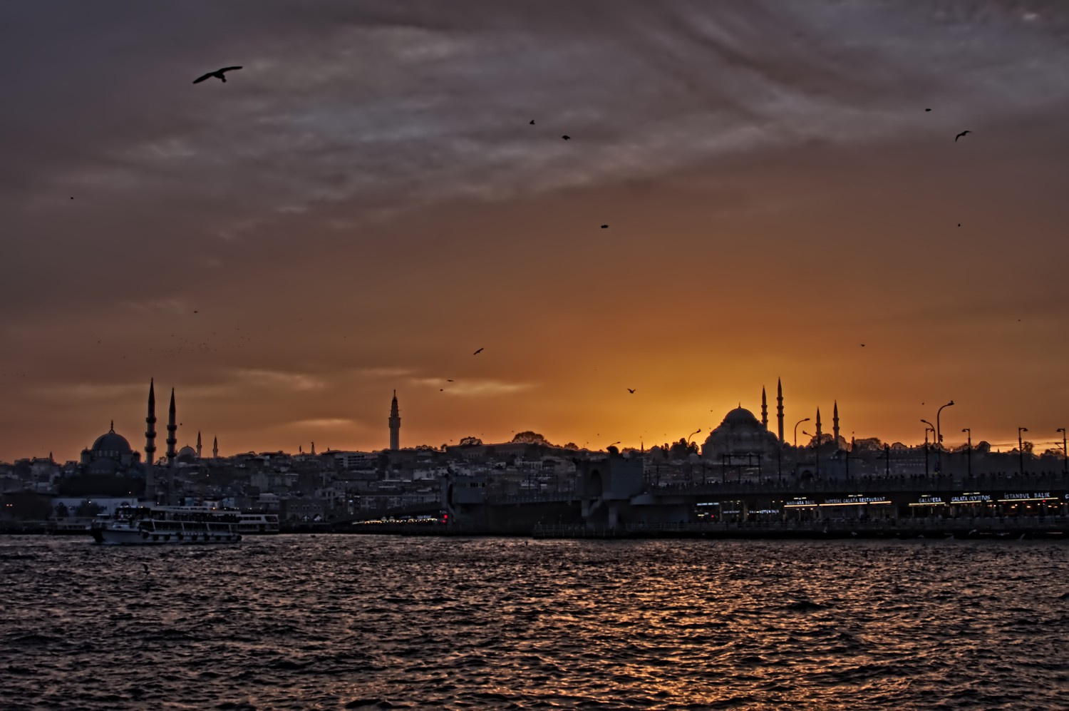 Стамбул на закате 