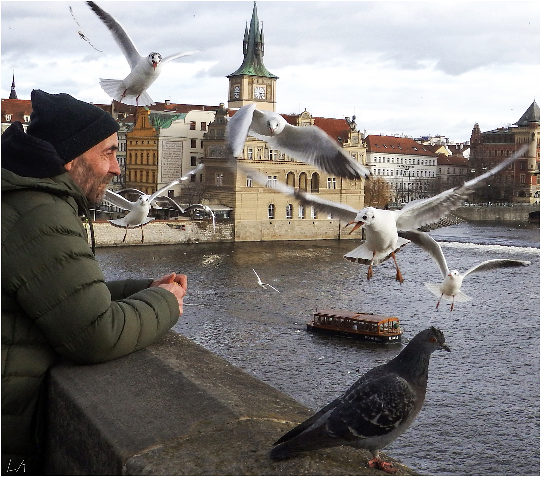 *Над Влтавой* фотография путешествие Прага город Карлов мост Влтава зима жанр Фото.Сайт Светлана Мамакина Lihgra Adventure