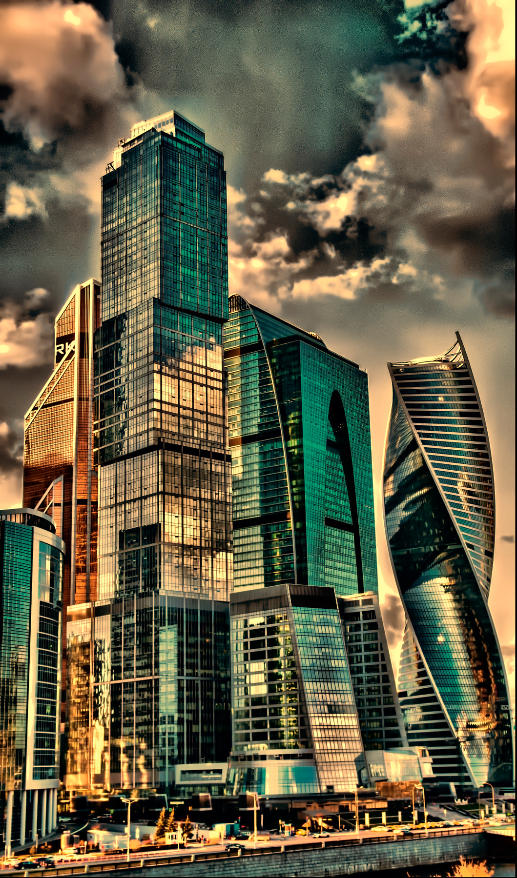 Московские небоскребы Москва стекло бизнес