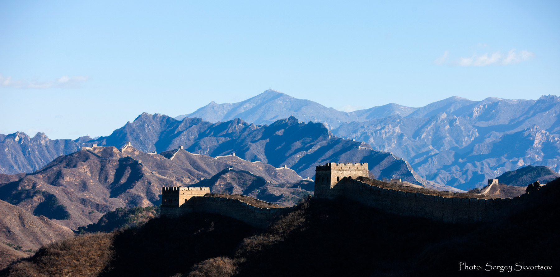Великая Китайская стена в КуБейКоу Китай Пекин Великая Китайская стена дракон