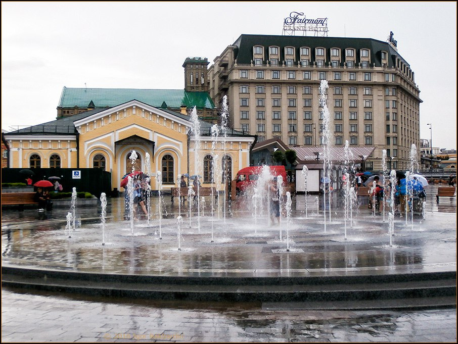 Дождливый День Киева любимый город