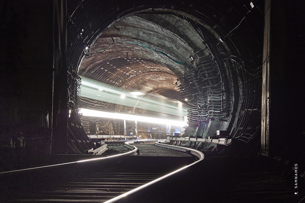 Поезд - призрак метро подземка москва