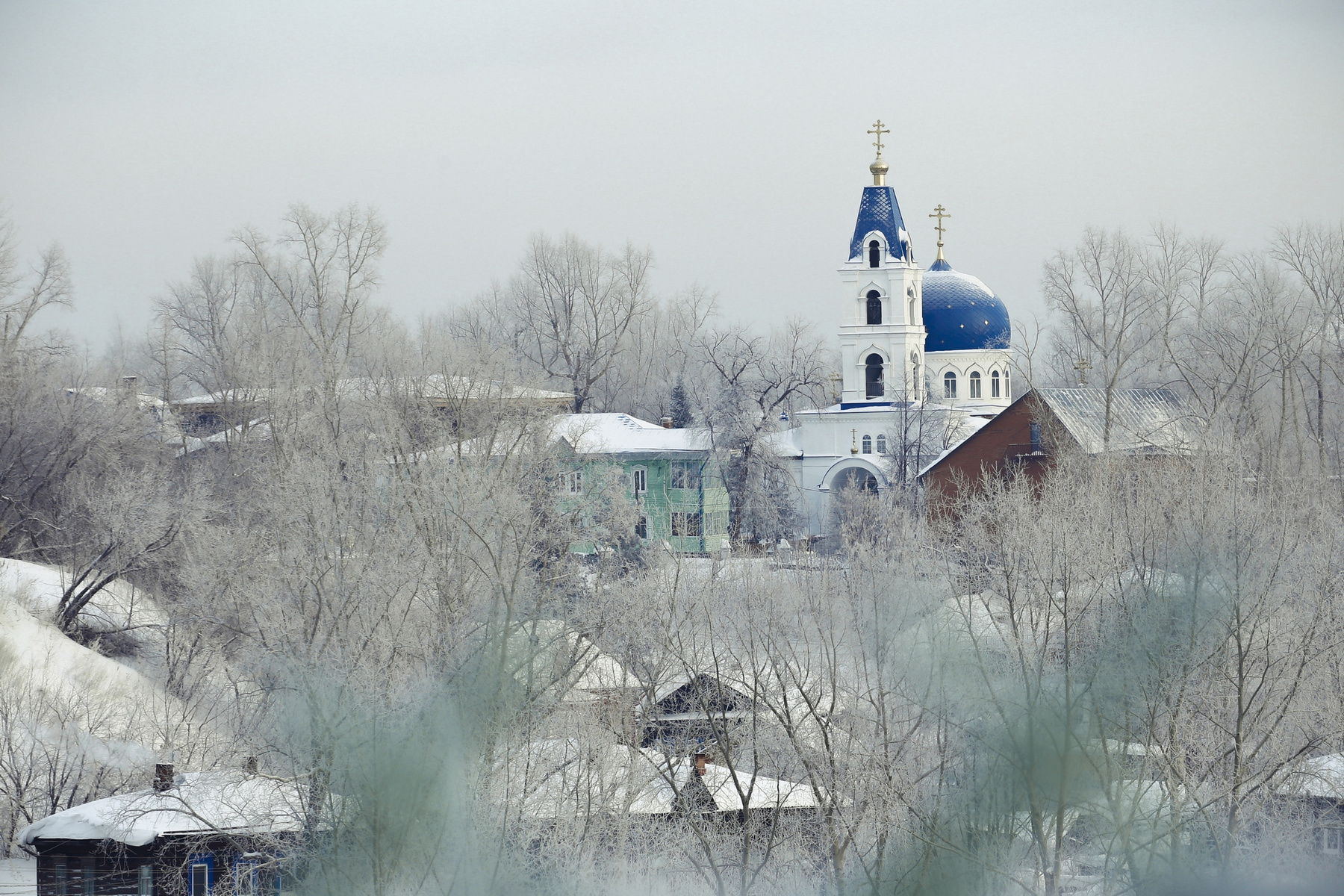 Свято-Троицкая церковь храм церковь вера православие зима город