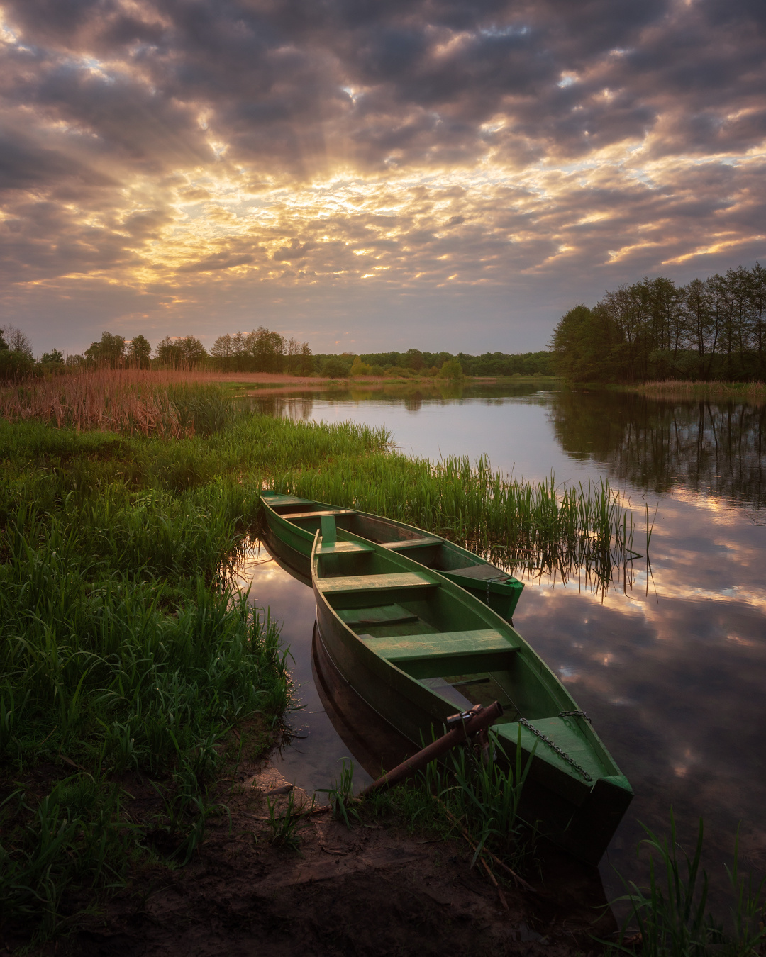 Весенний рассвет на реке Воронеж. весна рассвет рамонь река