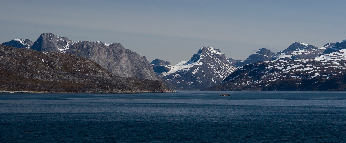 Безмолвие гренландия фьорд godthab горы море