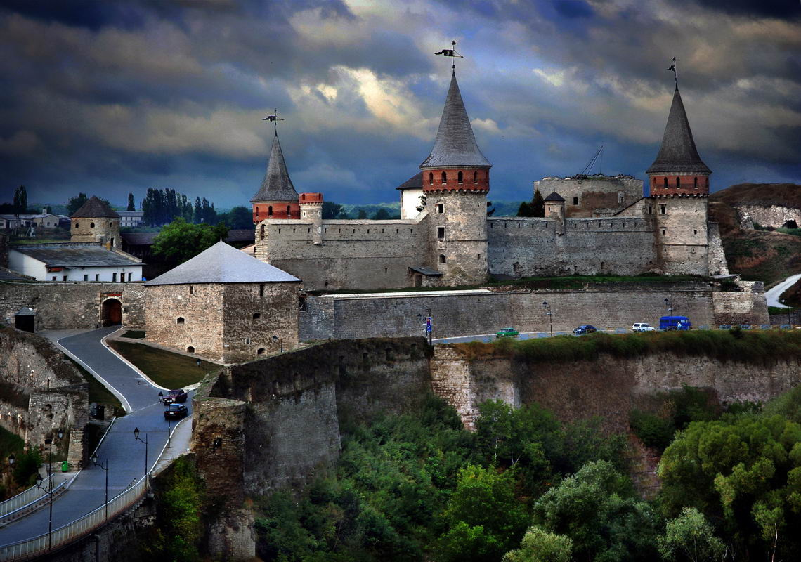 Над пропастью …во РЖИ! :) замок Каменец-Подольский Крепость Украина