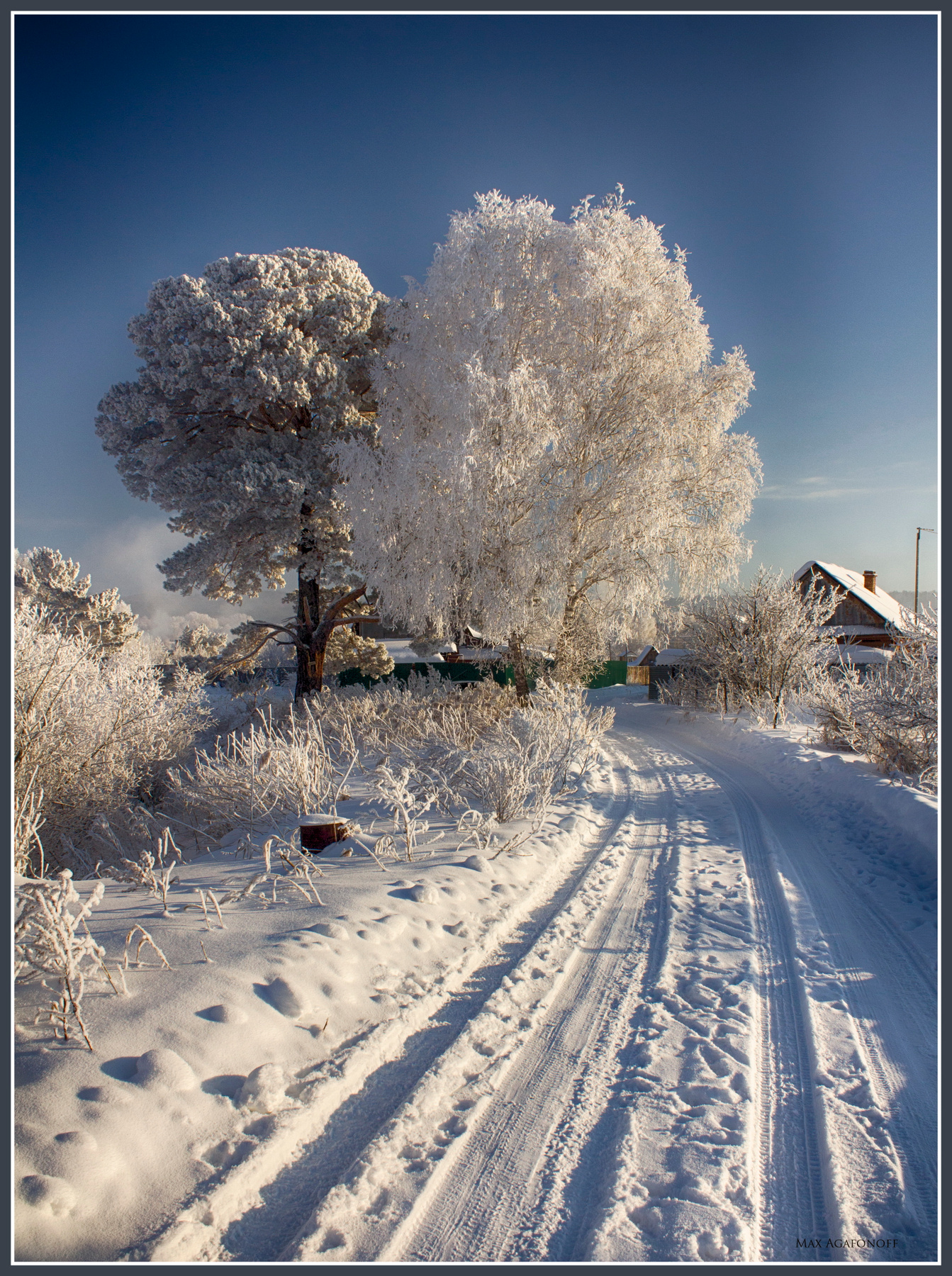 *** россия сибирь железногорск пейзаж зима снег