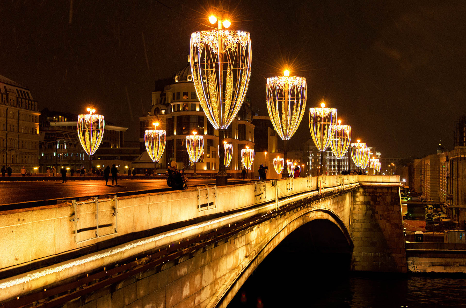 Новогоднее освещение Москвы 