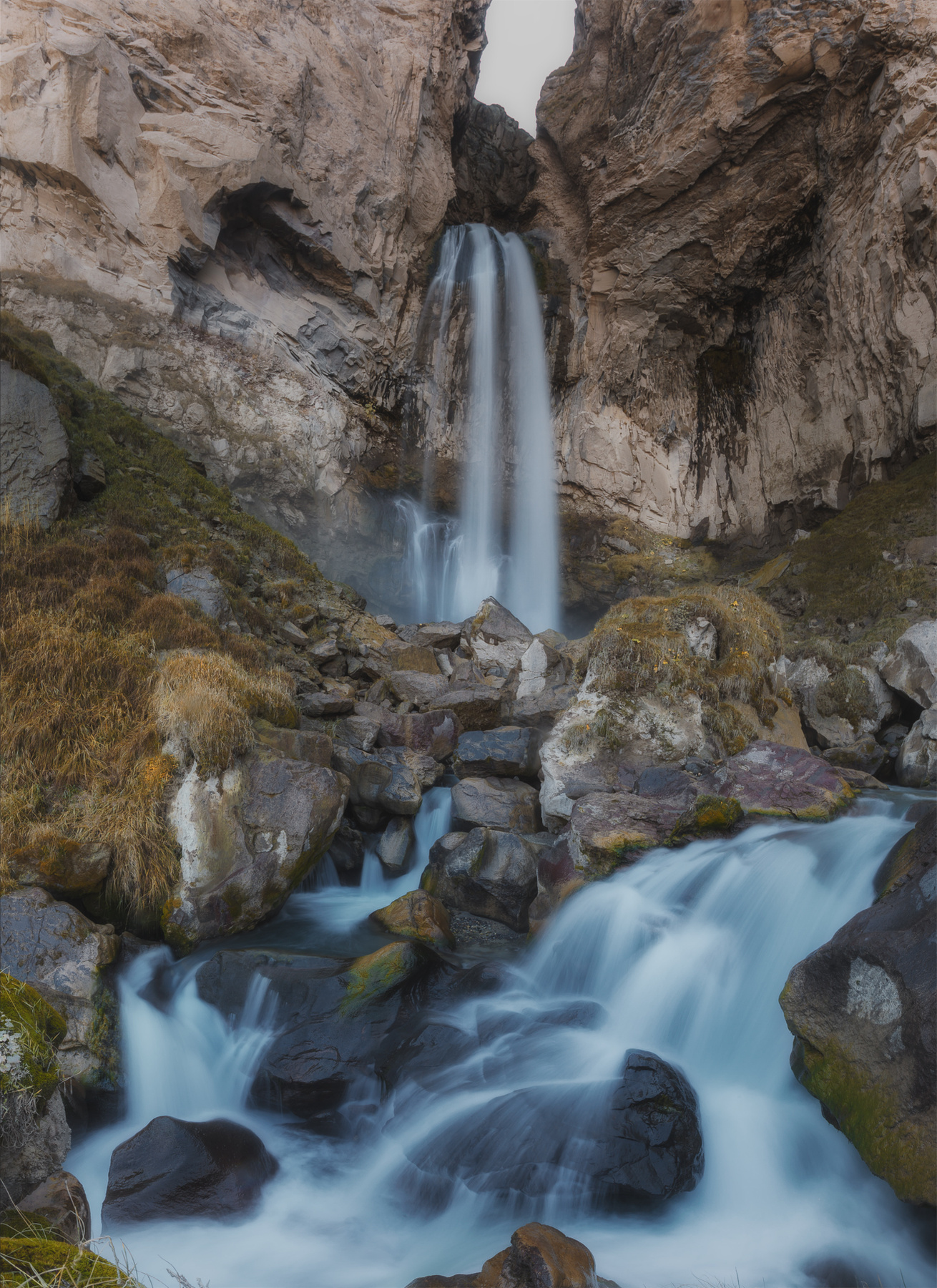 Джилы Су Приэльбрусье Кабардино-Балкария осень закат Кавказ водопад Джилы Су