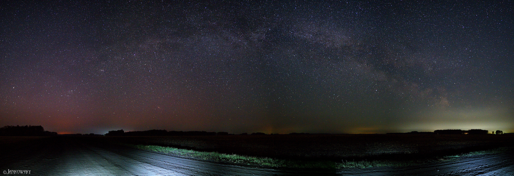 Восход Млечного пути. Омская область омск млечный путь milky way панорама астропейзаж поле звездное небо