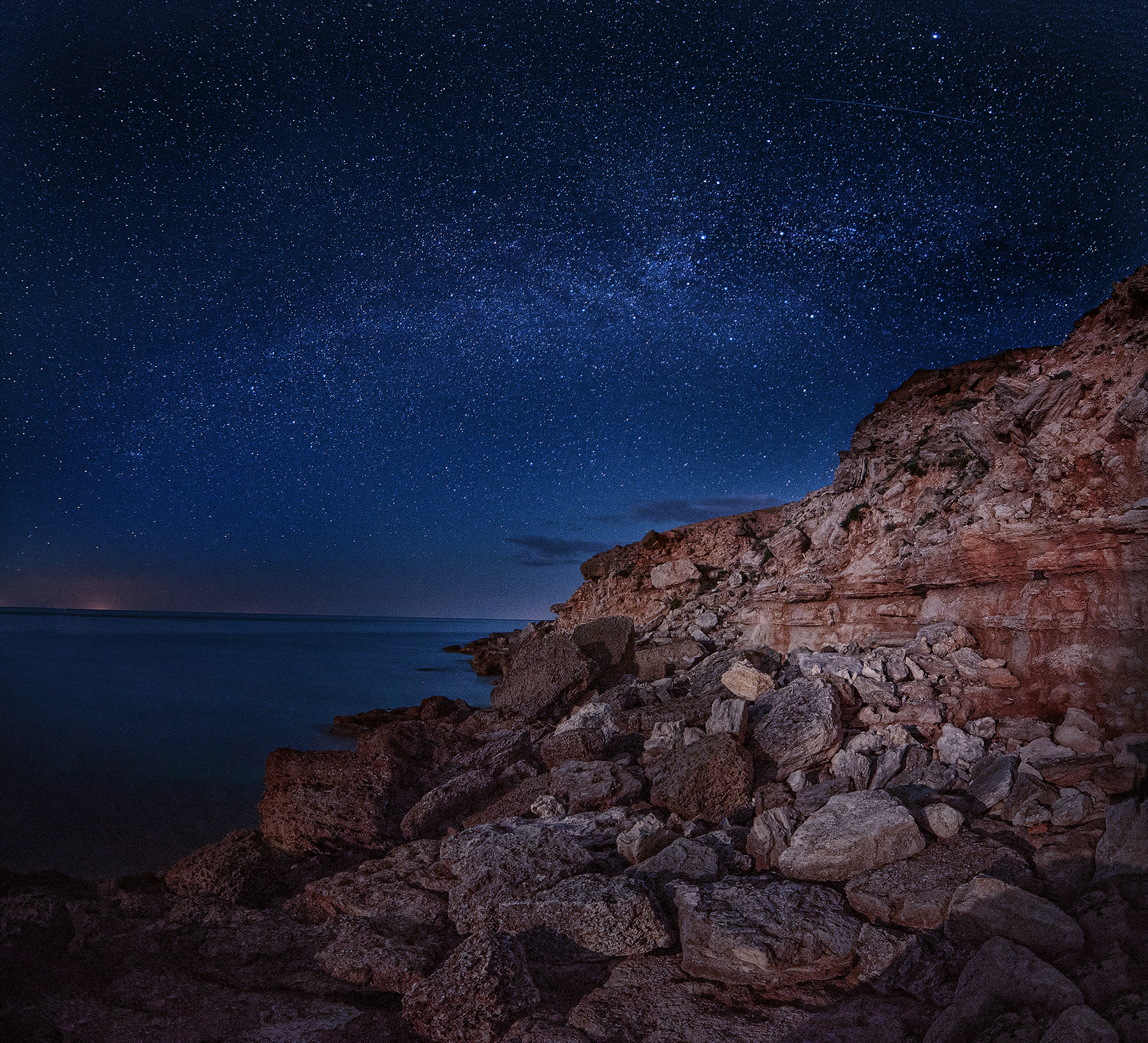 Млечный путь в Крыму млечный путь ночной пейзаж крым межводное