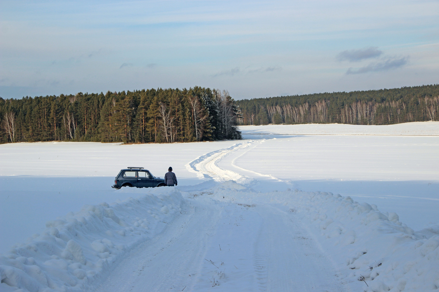 Сибирские просторы Сибирь зима иней дорога серебро снег деревья