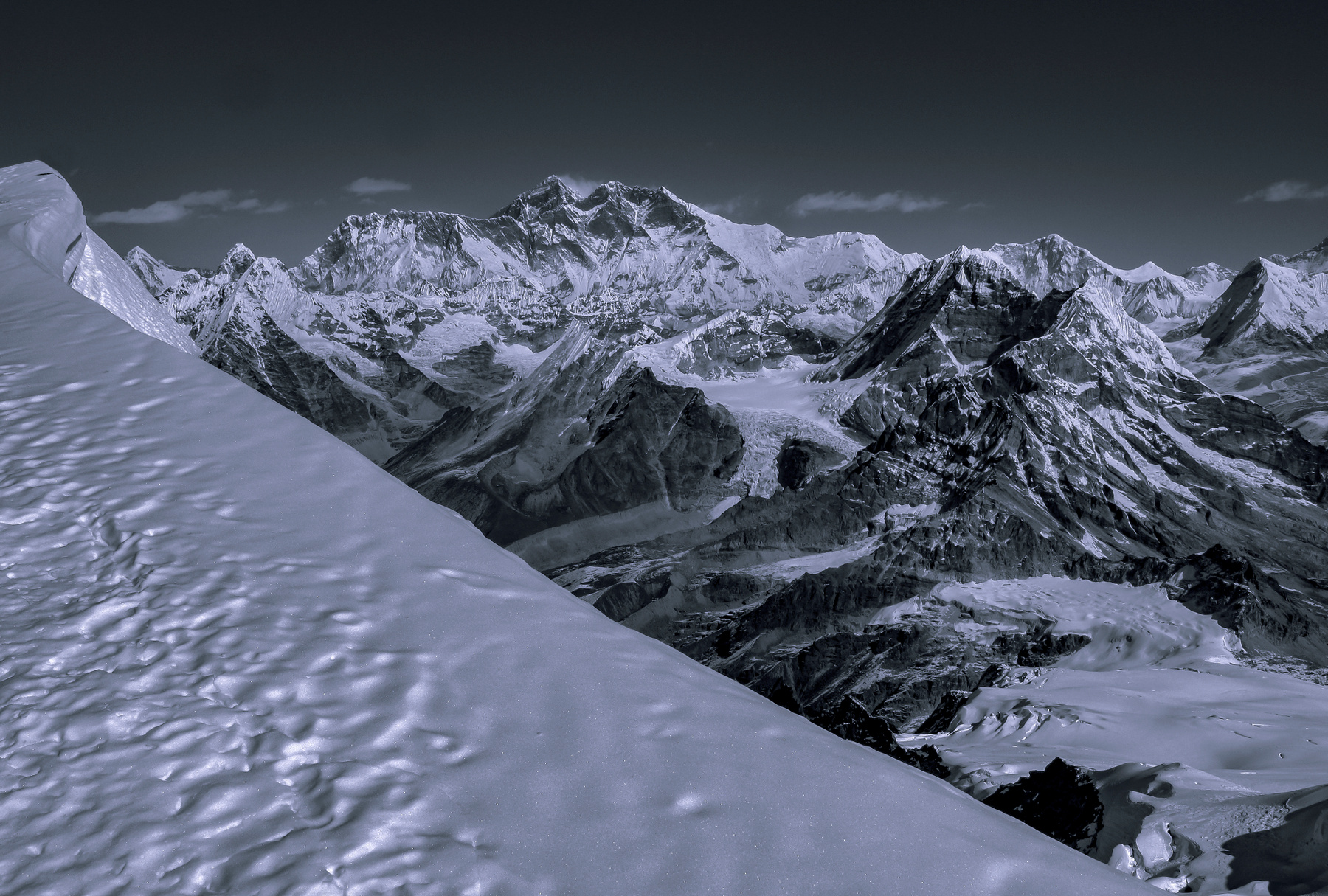Эверест с вершины Mera Peak (6476 м.) 