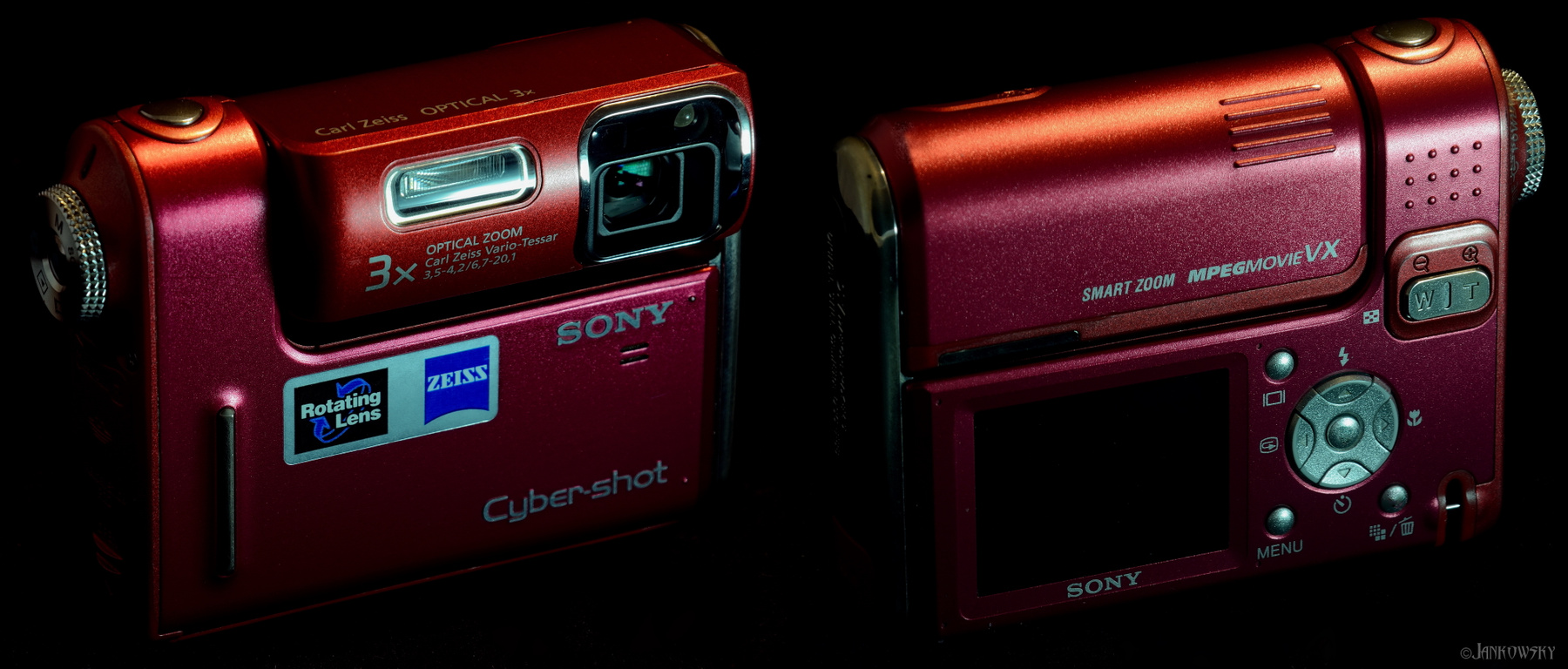 Sony DSC-F88 Sony DSC-F88 коллекция фотоаппарат мыльница раритет редкость красный корпус металлик
