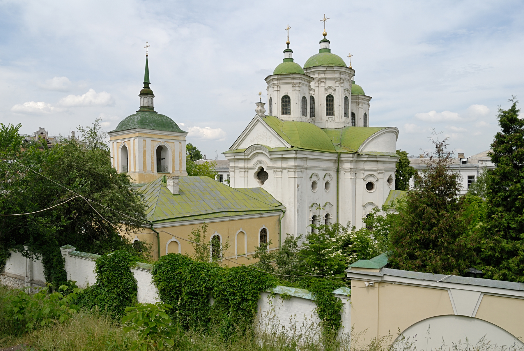 Покровская церковь с колокольней,1766 г. Украина Киев Покровская церковь храм