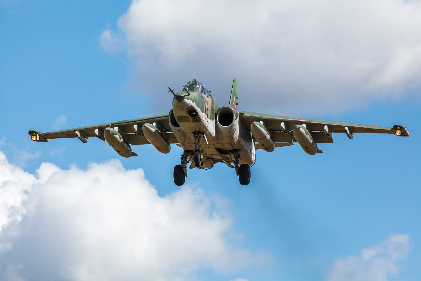 76-й авиабаза Кубинка Су-25 репетиция Парад