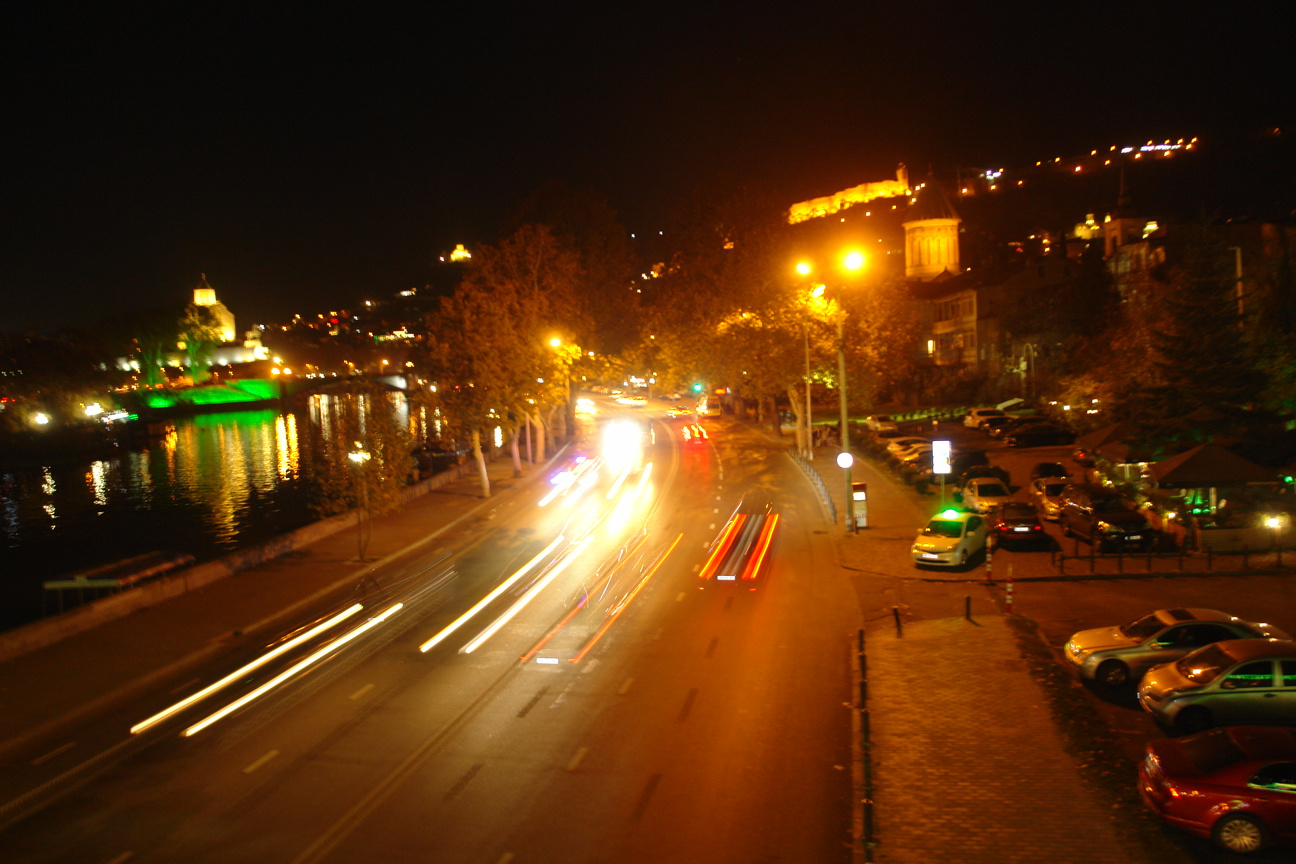 Ночной Тбилиси Тбилиси город