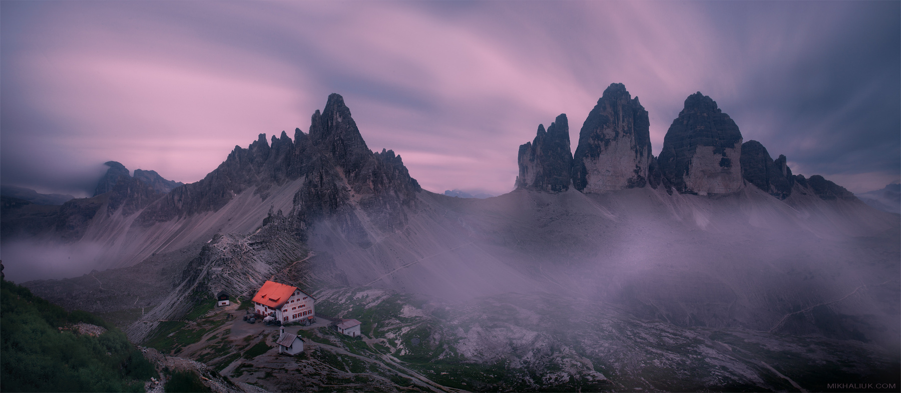 *** альпы фототур доломиты италия горы рассвет
