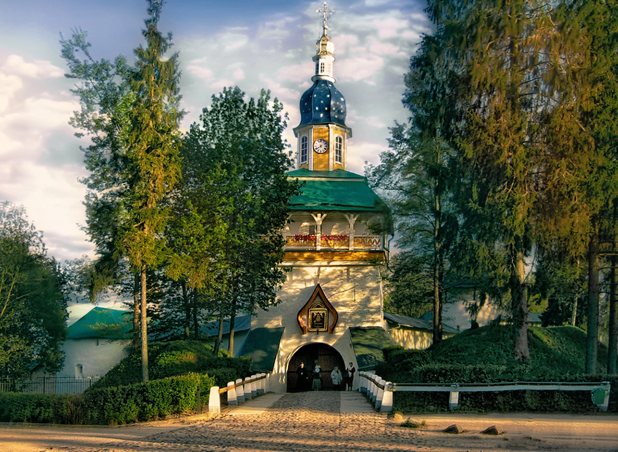 ***Свято-Успенский Псково-Печерский монастырь. 