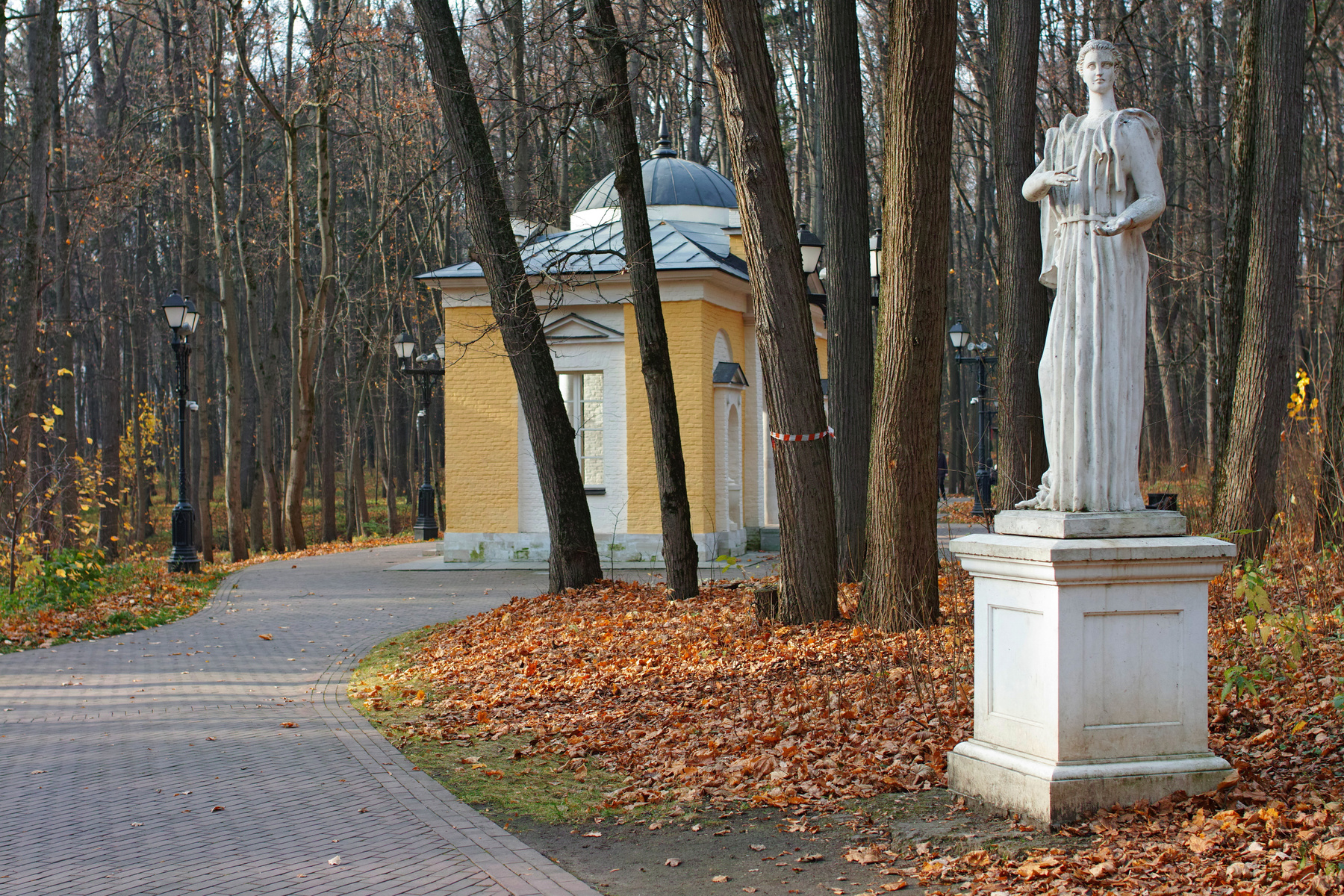 Царицыно город Москва музей-заповедник Царицыно пейзажный парк павильон Нерастанкино