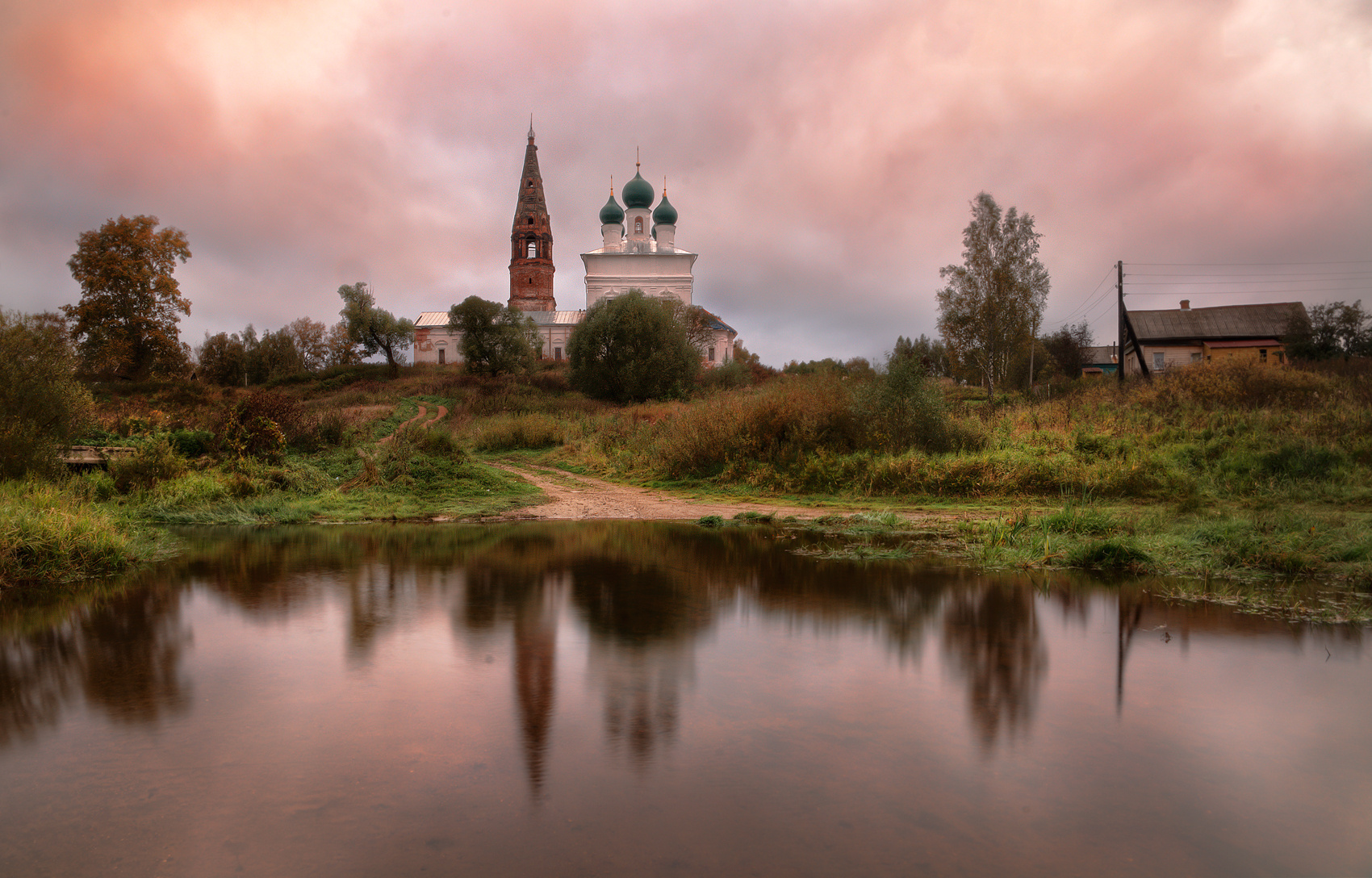 Село Вятское Ярославской река