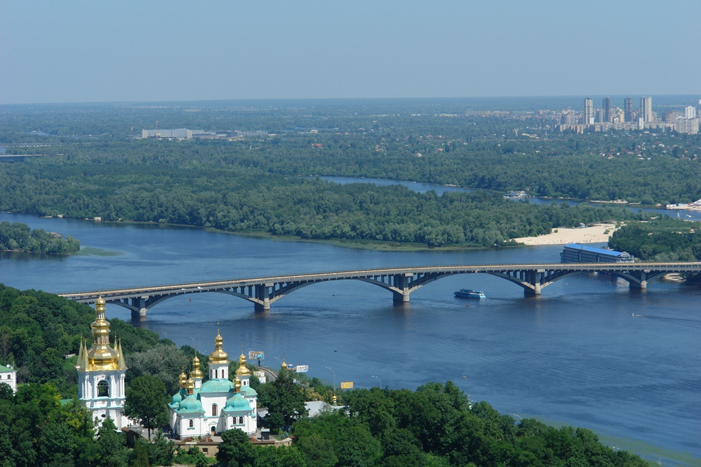 Вид на Днепр,Киев 