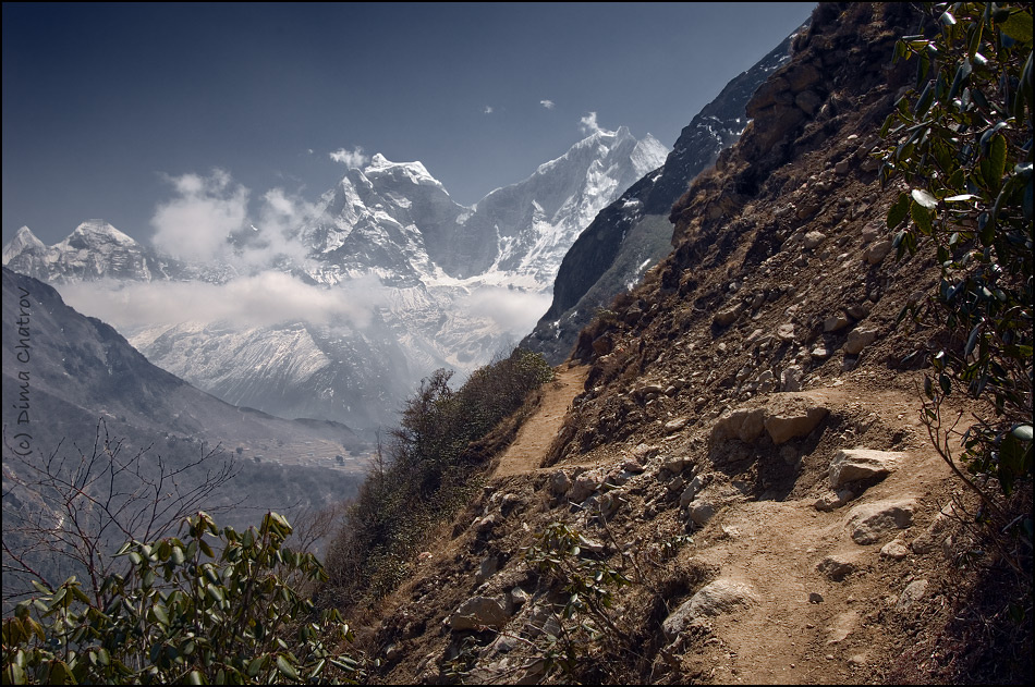 Дорога в облака Непал Гималаи