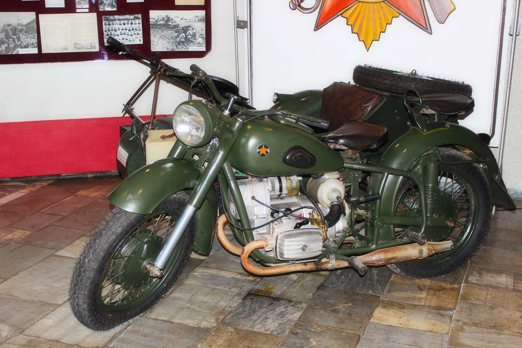 Тяжелый мотоцикл М-72 мотоцикл музей чита забайкалье