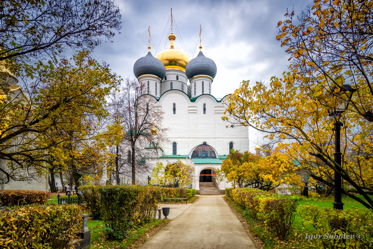 Смоленский собор смоленский собор новодевичий монастырь москва осень