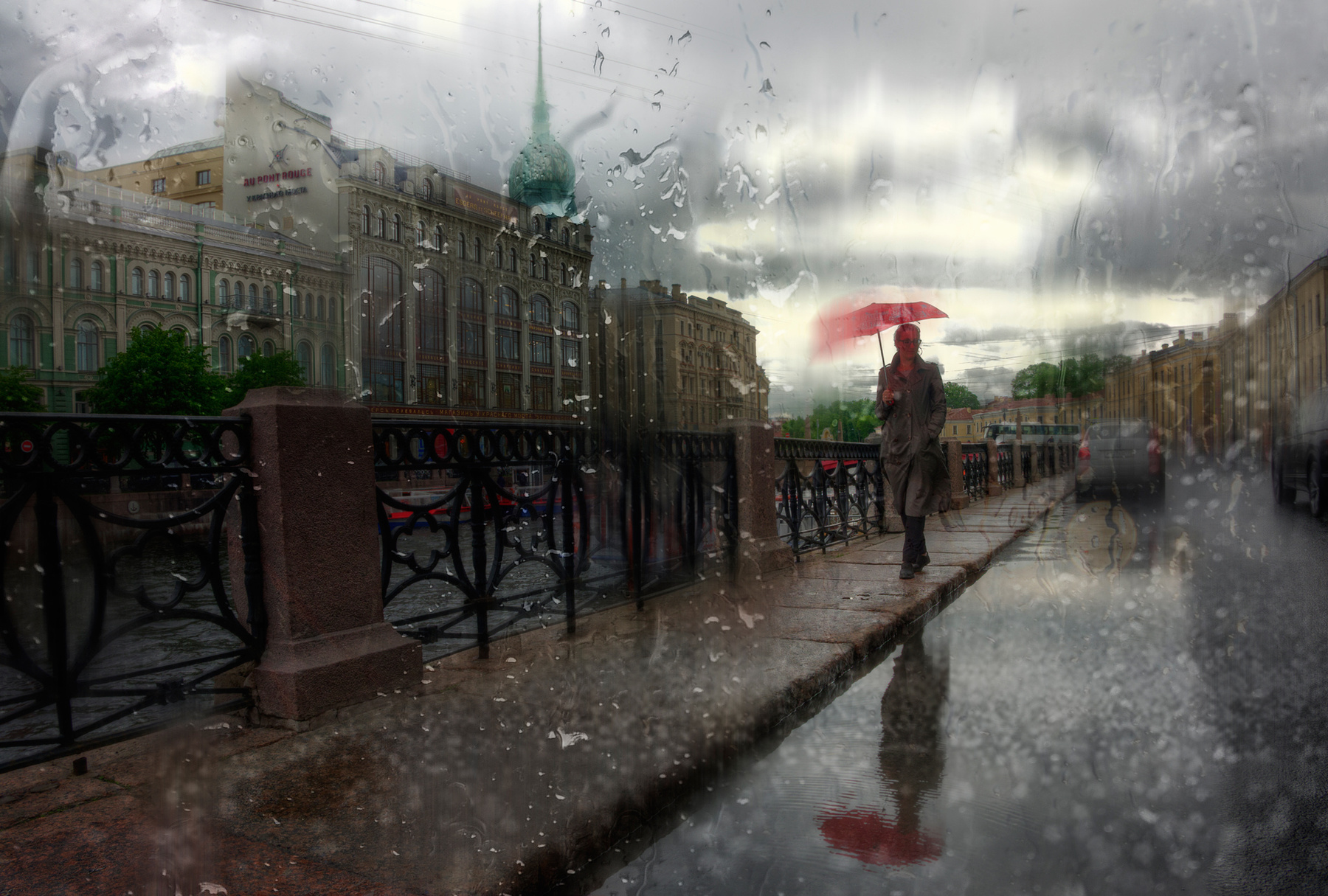 ЛЕТНИЙ ДОЖДЬ Санкт-Петербург дождь девушка лето