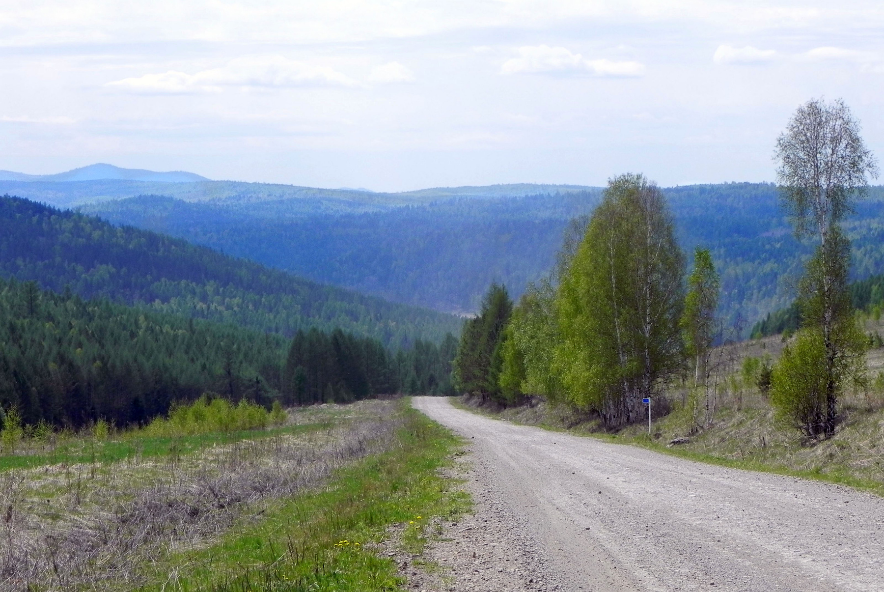 Путь в Саяны Сибирь лето горы