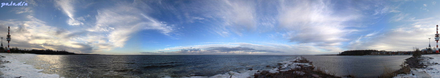 Underneath the same sky sky panorama