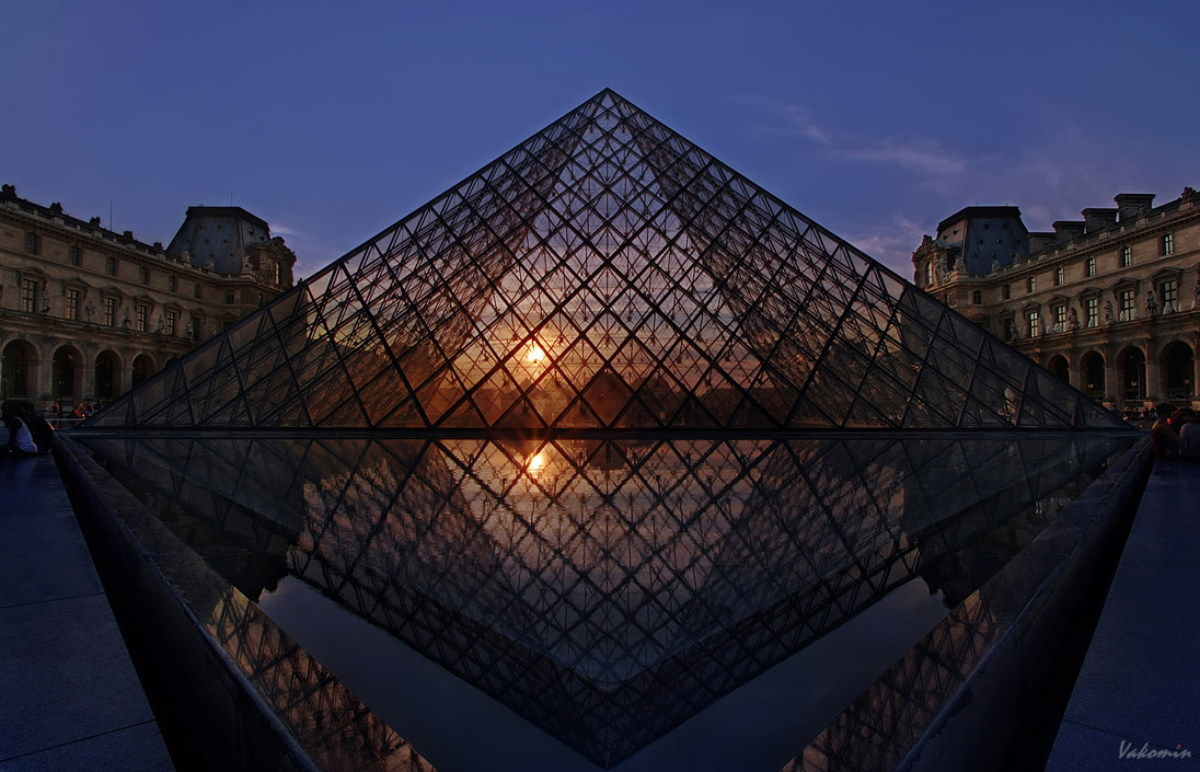 ~~~ Chronique du Louvre #1 ~~~ Пария Франция Лувр закат вечер Paris France Louvre sunset vakomin