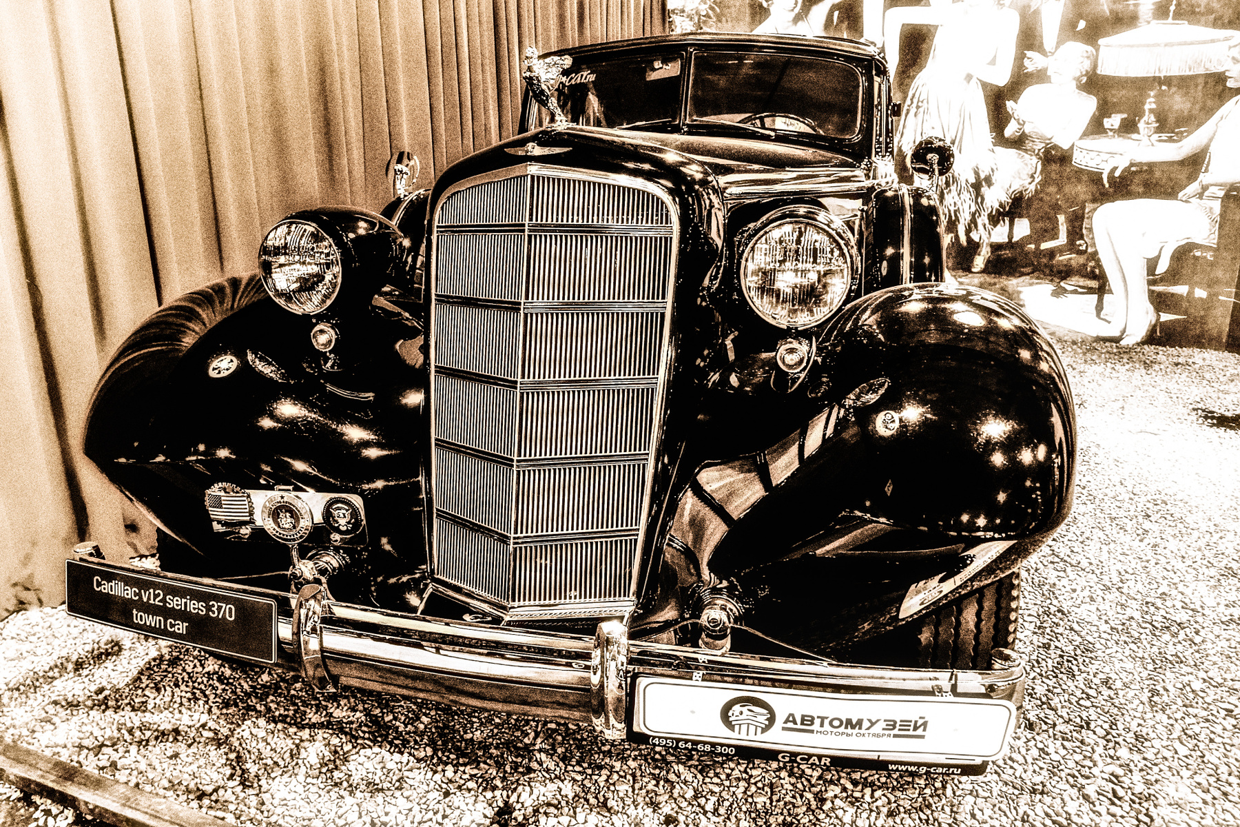 Cadillac машина авто ретро музей мотор
