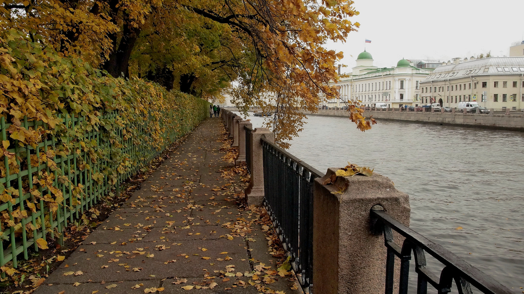 Осенний Петербург Петербург Летний сад река Фонтанка осень